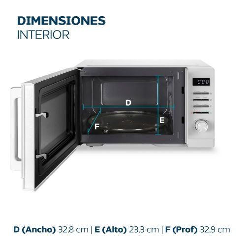 Microondas Philco 23 Litros 900W Digital MPHDW23UAP Blanco - Imagen 3
