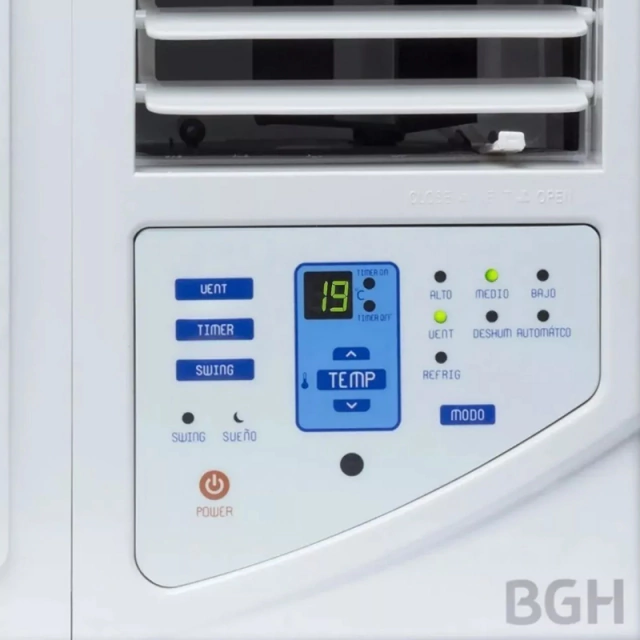 Aire Acondicionado De Ventana BGH 3400W Frío Solo BC35WFQ - Imagen 2