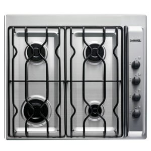 Anafe Longvie A2600XF a Gas 58 Cm 4 Hornallas Acero Inoxidable