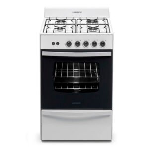 Cocina Longvie 12331B 56 Cm Blanca Multigas 4 Hornallas