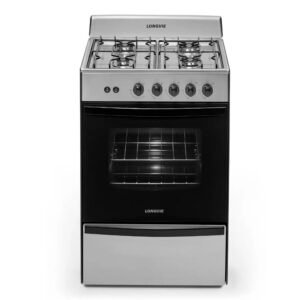 Cocina Longvie 12331X 56 cm Inoxidable 4 Hornallas Multigas