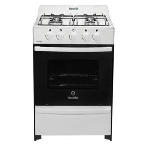 Cocina Escorial Master Classic Blanca 56 cm 4 Hornallas
