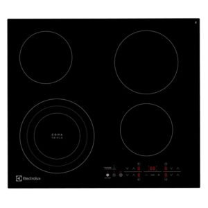 Anafe Eléctrico Electrolux ETEF24 Vitrocerámico 4 Zonas Negro