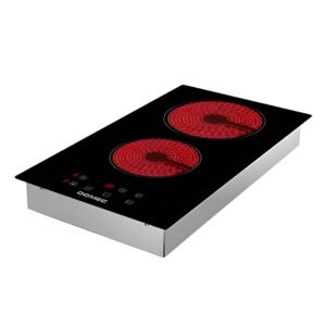 Anafe Domec T-02 Vitrocerámico 2 Hornallas Touch 3000 W