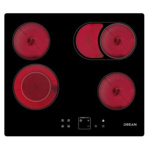Anafe Drean Vitrocerámico 4 Zonas Touch 60 Cm AEDR60CNV
