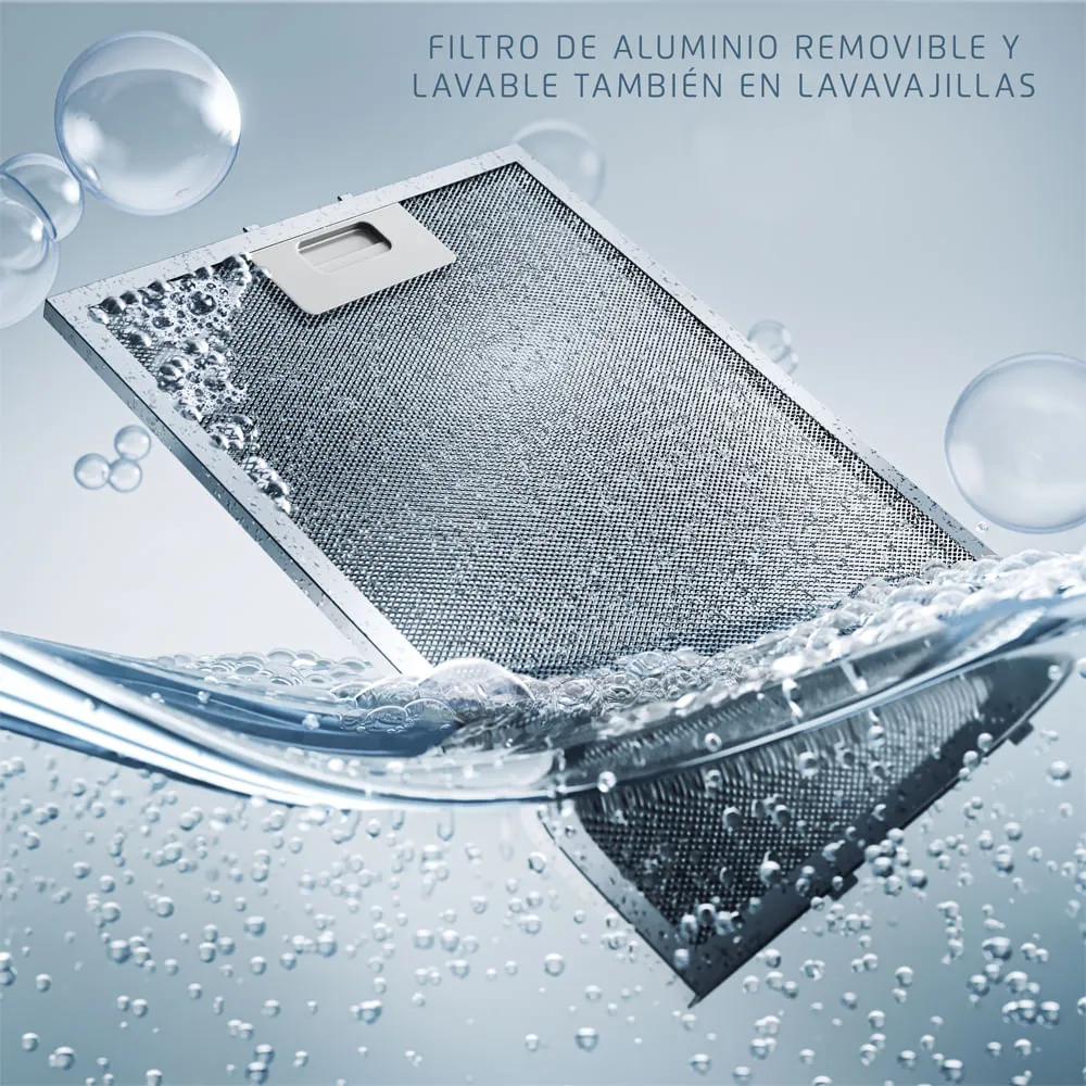 Campana Electrolux DE6RS 60 cm Retráctil Acero Inoxidable LED - Imagen 8