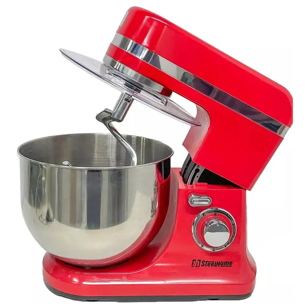 Batidora Planetaria Steel Home SH-BP2000 2000W 12 Litros Rojo - Imagen 2