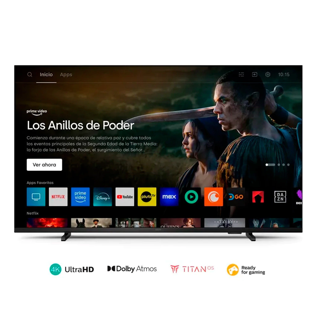 Smart TV Philips Titan OS 55” 4K UHD 55PUD7309/77
