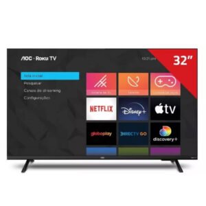 Smart TV Roku TV AOC 32” HD WiFi 32S5135/77G