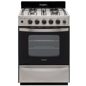 Cocina Whirlpool WFX57DW 56 Cm Inox 4 Hornallas