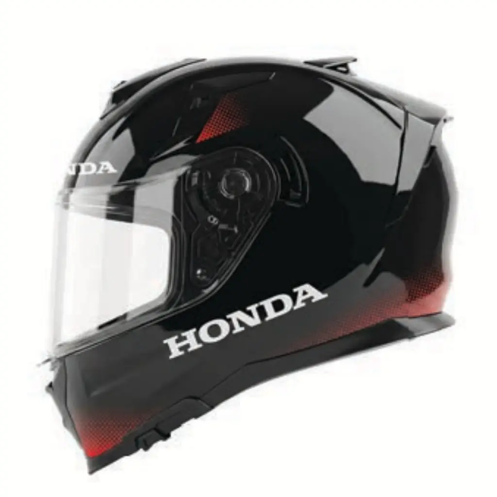 Casco Integral Honda INT-1 Glossy Negro Doble Visor