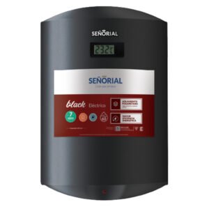 Termotanque Eléctrico Señorial Black 60 Litros Conexión Inferior de Colgar 2000W